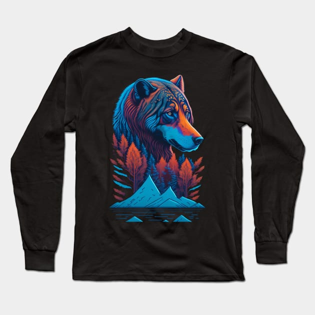 Frozen Wonders: Embracing Arctic Wildlife Diversity Long Sleeve T-Shirt by Moulezitouna